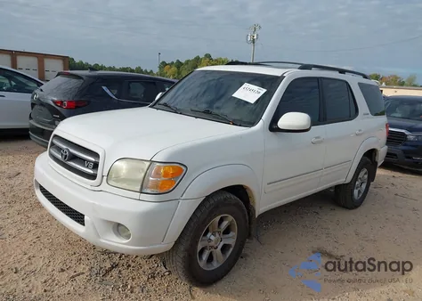2004 Toyota Sequoia Limited V8 z USA, uszkodzony, nr VIN 5TDBT48A74S223756